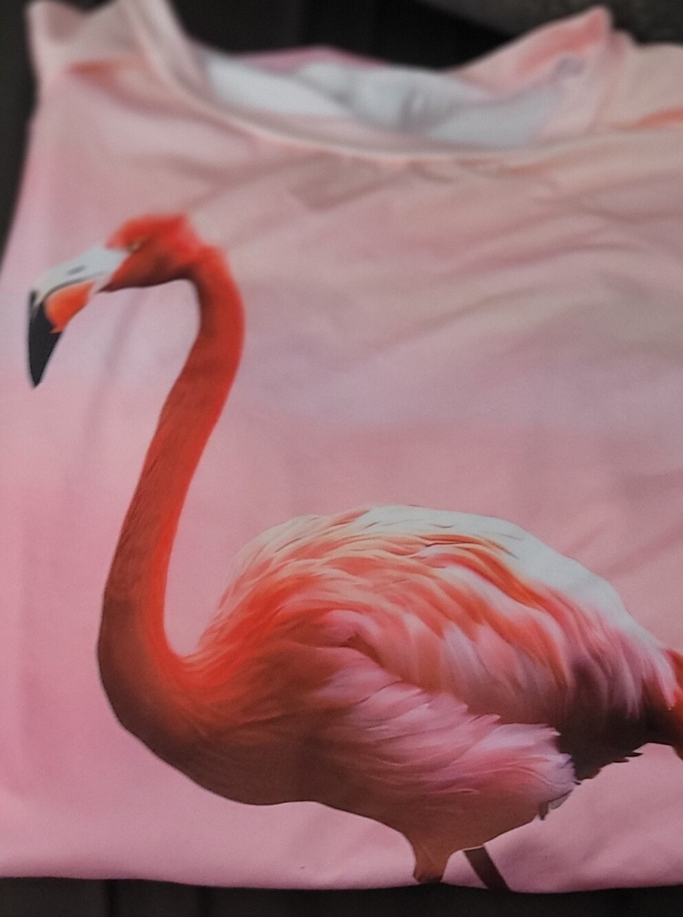 Womens Long Sleeve Flamingo Shirt Sz Large